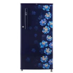 LG 185 L 1 Star Direct Cool Single Door Refrigerator (GL-B199OBJB-Toughened Glass, Blue Jasmine)