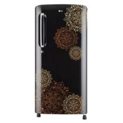 LG 185 L 3 Star Direct-Cool Single Door Refrigerator (GL-B201AERD, Ebony Regal)