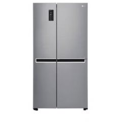 LG 687 L Frost Free Side-by-Side Refrigerator(GC-B247SLUV, Platinum Silver, Inverter Compressor)