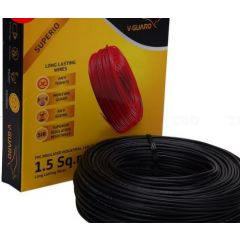 V-Guard Classo+ PVC Insulated 1.50 sq/mm 90m Wire (Black)