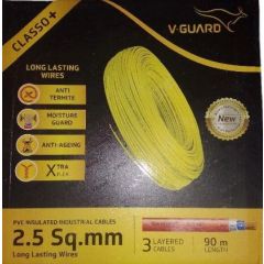 V-Guard Classo+ PVC Insulated 2.50 sq/mm 90m Wire (Yellow)