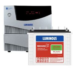Luminous Cruze 2KVA Sine Wave Home UPS With (RC24000 Battery 2Qty.)