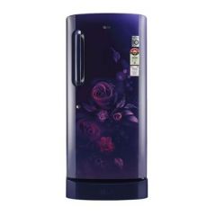 LG 224 L 4 Star Inverter Direct-Cool Single Door Refrigerator (GL-D241ABEY, Blue Euphoria)