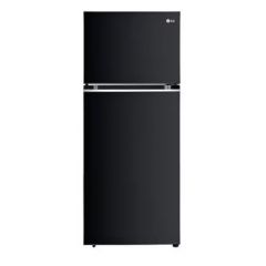 LG 398 L Frost Free Double Door Top Mount 2 Star Refrigerator  (Ebony Sheen, GL-D422SESY)