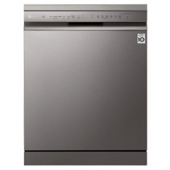 LG QuadWash™ Dishwasher, 14 Place Setting, EasyRack™ Plus, Inverter Direct Drive , A++ Energy Efficiency, SmartThinQ (DFB512FP)