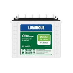 LUMINOUS EC 18060 Extra Charge Tubular Inverter Battery (150Ah)