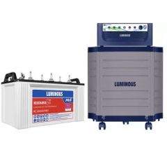 Luminous Eco Volt NEO 850 Ups + RC 15000 120 Ah Tubular Battery + Trolley