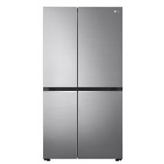 LG 650 Litres 3 Star Frost Free Side by Side Refrigerator with Door Cooling Plus Technology (GL-B257EPZ3, Shiny Steel)