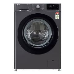 LG 7.0 kg, Front Load Washing Machine with AI Direct Drive™ Washer with Steam™ (FHV1207Z2M, Black)