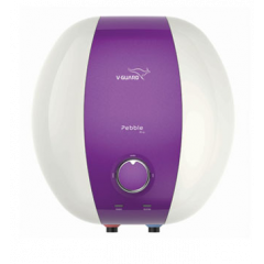 V-Guard 15 L Storage Water Geyser (Pebble Pro 15 Ltr BEE 5-star rating With Energy-Saving Technology & Rust- proof, White & Violet)