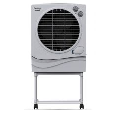 Symphony Jumbo 70 Desert Air Cooler 70-litres, with Trolley, Powerful Fan, 3-Side Cooling Pads, Whisper-Quiet Performance & Low Power Consumption (Light grey)