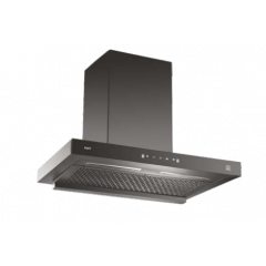 Kaff KMT 75 | Filterless | Gesture Control | Dry Heat Auto Clean Wall Mounted Chimney  (Black)