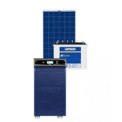 Luminous 7.5KVA Inverter,200Ah Battery & 335 W Solar Panel Combo