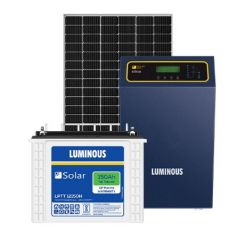 Luminous NXT 12.5KVA Inverter 200Ah Battery & 550W Solar Panel Combo
