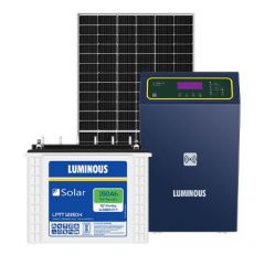 Luminous Solar Hybrid Combo | Hybrid Inverter TX 5 KVA, Solar Battery 150 Ah (4 Nos.), Solar Panel 550 W (4 Nos.)