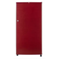 LG 185 L 1 Star Direct Cool Single Door Refrigerator (GL-B181OPRB-Toughened Glass, Red)