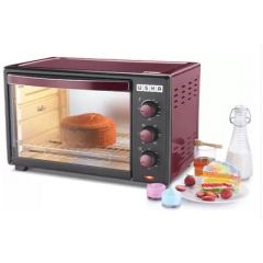 USHA 25 Liters (OTGW 25RC) Oven Toaster Grill (Wine & Matte Black), Medium (OTGW25RC)