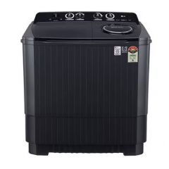 LG Washing Machine 11 kg  Semi Automatic Top Load (P115ASKAZ, Black)