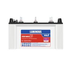 Luminous Red Charge RC 15000 PRO 120 Ah/12V Recyclable Short Tubular Inverter Battery for Home, Office and Shops