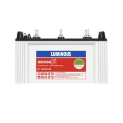 Luminous RedCharge RC 18000 ST 150AH Short Tubular Plate Inverter Battery for Home, Office & Shops