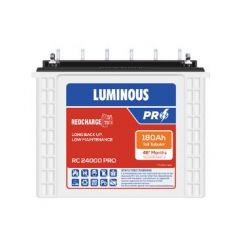 LUMINOUS RC 24000 PRO Tubular Inverter Battery  (180Ah)