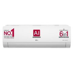 LG AI Convertible 6-in-1, 3 Star, 2.0 Ton, Split AC with Anti Virus Protection (RS-Q24HNXE1)