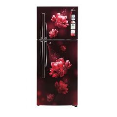 LG 240 L Frost Free Double Door 2 Star Convertible Refrigerator  (Scarlet Charm, GL-S292RSCY)