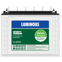 Luminous ShaktiCharge SC18054 150Ah Tall Tubular Inverter Battery
