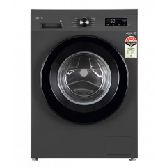 LG 7 KG Front Load Washing Machine, Inverter Direct Drive, Middle Black,FHB1207Z2M