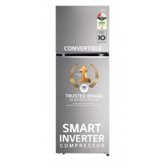 LG 343 L Convertible Double Door Refrigerator with Smart Inverter Compressor in (GL-S382SPZY, Shiny Steel)