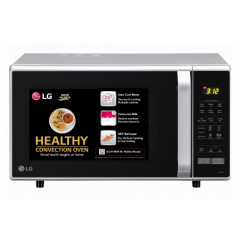 LG 28 L Convection Microwave Oven  (MC2846SL, Silver)