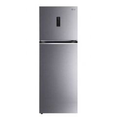 LG 360 L 3 Star Frost Free Inverter Double Door Refrigerator(GL-T382VDSX, Dazzle Steel, Convertible)