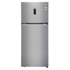 LG 408 L 3 Star Inverter Frost-Free Double-Door Refrigerator  (GL-T412VPZX, Shiny Steel)