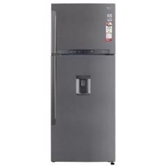 LG 471 L Frost Free Double Door Top Mount 3 Star Convertible Refrigerator  (Shiny Steel, GL-T502XPZ3)