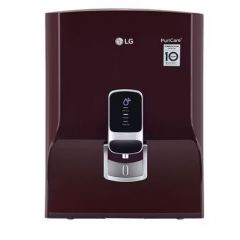 LG UF HMR+UF+UV Electrical Water Purifier (Virus Clean+, WW120NNC, Crimson Red)