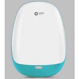 Orient Electric Aura Neo Instant 3L Water Heater (Geyser), 5-level Safety Shield, Stainless Steel Tank (White & Turquoise)