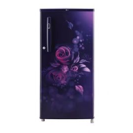 LG 185 L  3 Star Direct-Cool Single Door Refrigerator (GL-B199OBED, Blue Euphoria, Fast Ice Making)