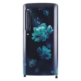 LG 185 L 3 Star Direct-Cool Single Door Refrigerator (GL-B201ABCD, Blue Plumeria, Moist 'N' Fresh)