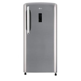 LG 201 L 4 Star Direct-Cool Single Door Refrigerator (GL-B211CPZY, Shiny Steel Moist 'N' Fresh)