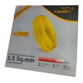 V-Guard Classo+ PVC Insulated 1.50 sq/mm 90m Wire (YELLOW)