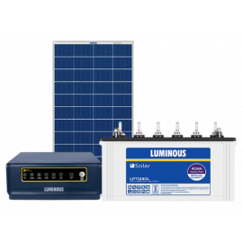 Luminous Solar Inverter NXG 850 with Solar Battery LPT1240L And 170w Solar Panel 