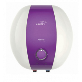 V-Guard 15 L Storage Water Geyser (Pebble Pro 15 Ltr BEE 5-star rating With Energy-Saving Technology & Rust- proof, White & Violet)