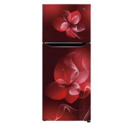 LG 242L 2 Star Inverter Frost-Free Double Door Refrigerator (GL-N292BSDY, Scarlet Dazzle)