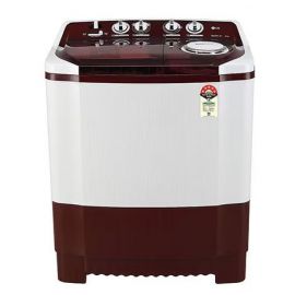 LG 8 Kg Semi Automatic Top Load Washing Machine White, Burgundy  P8035SRAZ