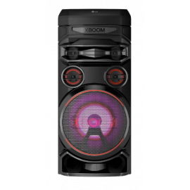 LG XBOOM RNC7 Party Speaker, Multi Color Lighting, Karaoke Feature, 1 Mic + 1 Guitar Input, Wireless Party Link, USB, Bluetooth Connection, XBOOM App