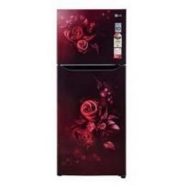 LG 288 Ltrs 2 Star Frost Free Double Door Refrigerator (GL-S322SSEY, Scarlet Euphoria)