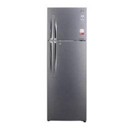 LG 360 Litres 2 Star Frost Free Inverter Double Door Refrigerator (GL-S402RDSY, Grey)