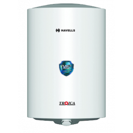 Havells Troica 10 Litre 4 star Storage Water Heater (White Grey)