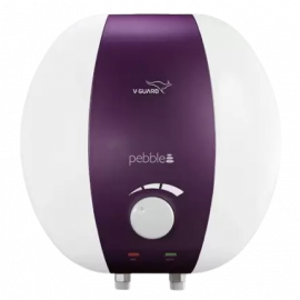 V-Guard 15 L Storage Water Geyser (Pebble Metallica, White, Purple)