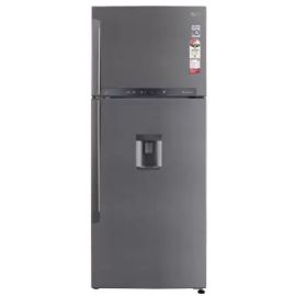 LG 471 L Frost Free Double Door Top Mount 3 Star Convertible Refrigerator  (Shiny Steel, GL-T502XPZ3)